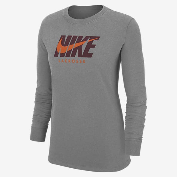 Womens Grey Tops T Shirts. Nike